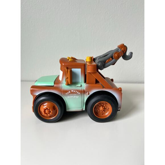 Disney Pixar Cars Talking & Sounds Tow Mater Works Discontinued - Picture 2 of 10
